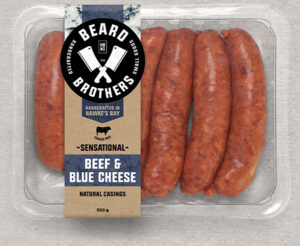 Beef & Blue Cheese Sausages - Beard BrothersBeard Brothers